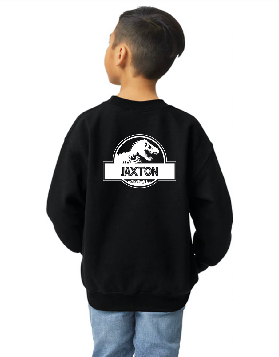 Youth 1800B Sweatshirt Personalized Jurassic Park