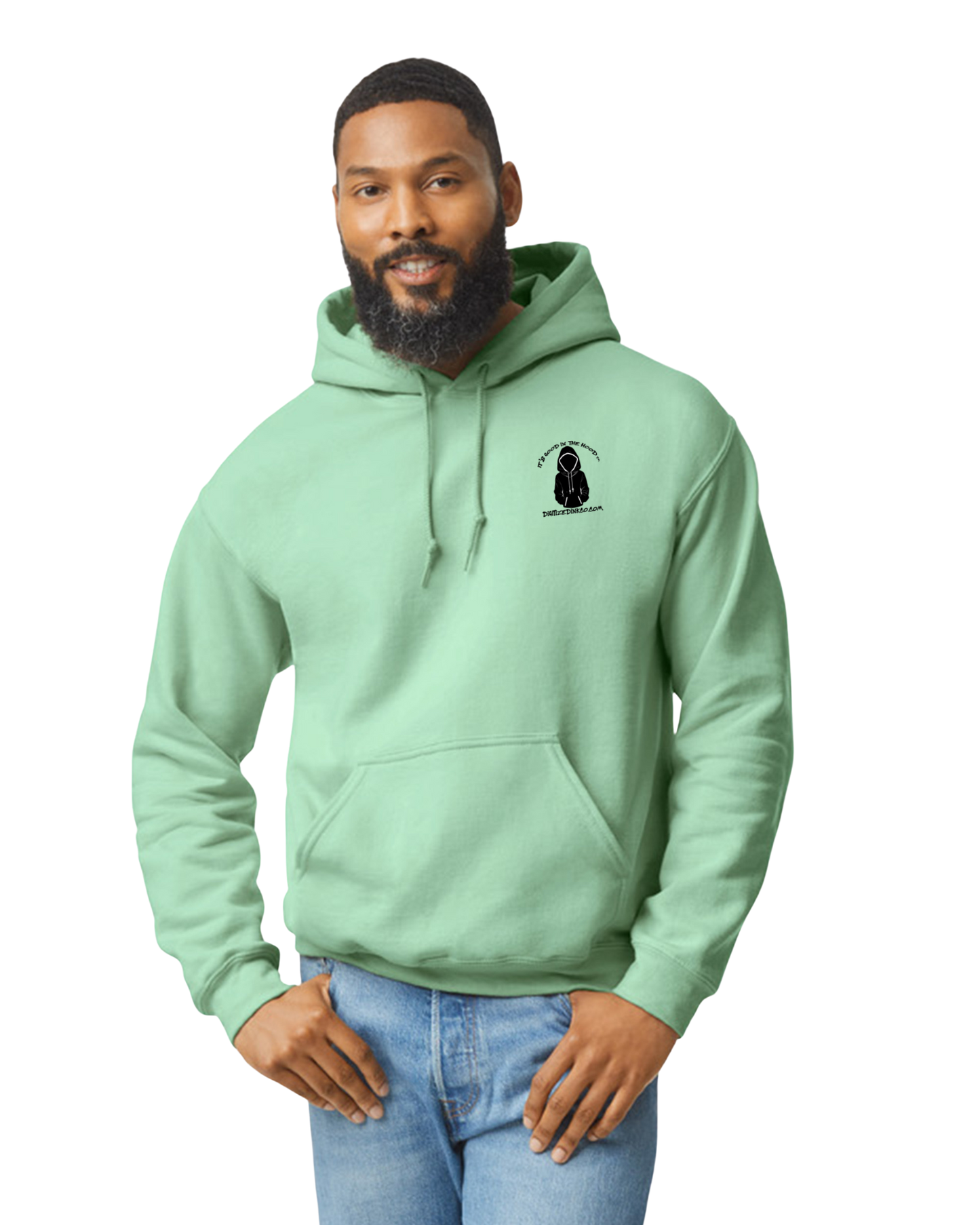 Hoodie Unisex Adult Large-1 Available It's Good In The Hood