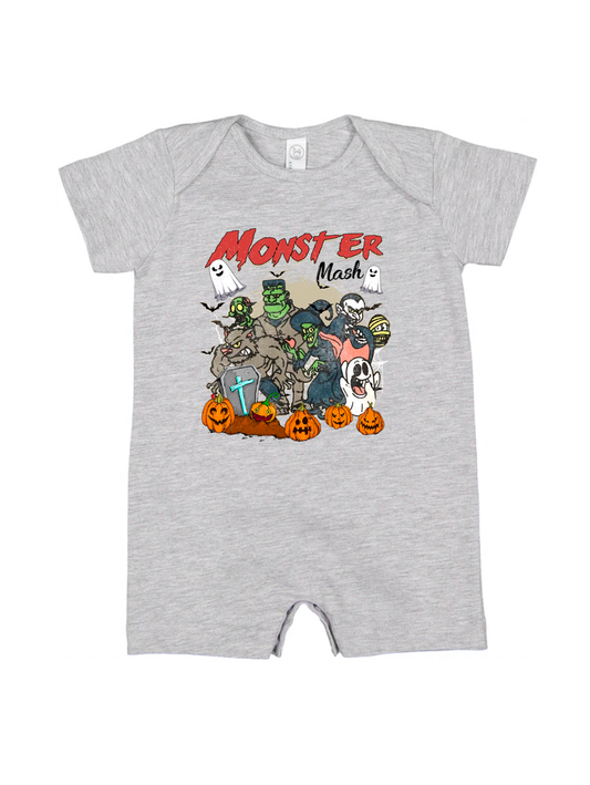 Infant RS4486-T-Shirt Romper Monster Mash