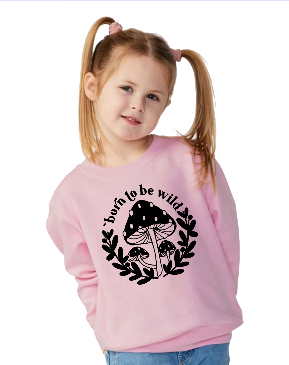 RS3317 Rabbit Skins Toddler Sweatshirt-Born To Be Wild