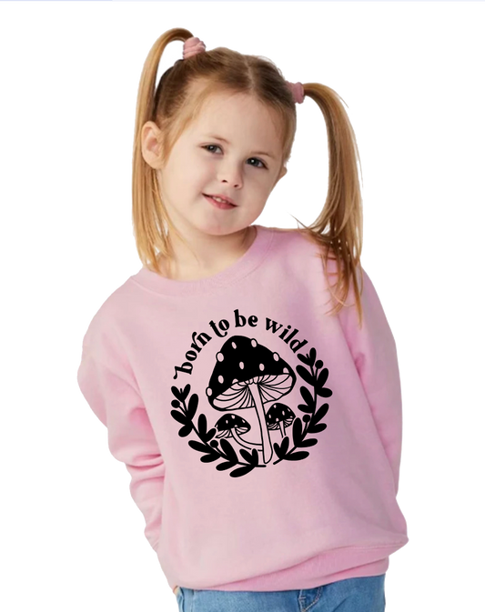 RS3317 Rabbit Skins Toddler Sweatshirt-Born To Be Wild
