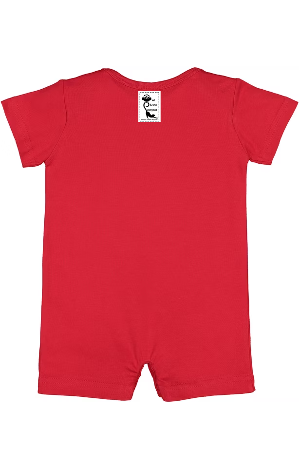 4486-V Baby Tee Shirt Romper Wild Child