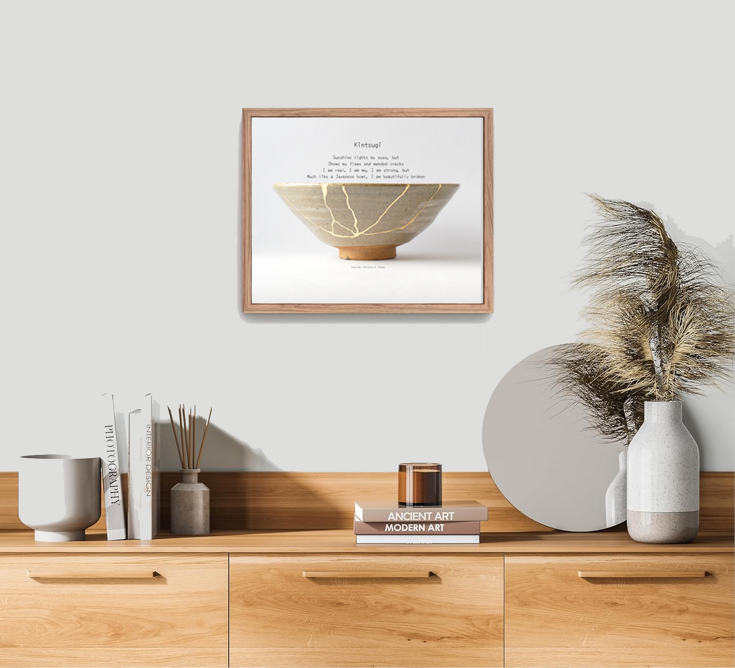 Poetography-"Kintsugi" Framed Photo Print