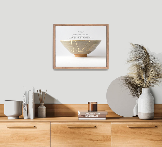 Poetography-"Kintsugi" Framed Photo Print