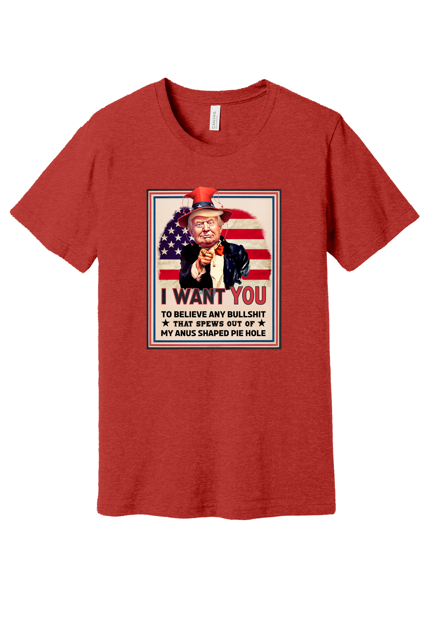 3001CVC-PV Adult Tee Shirt Trump Uncle Sam