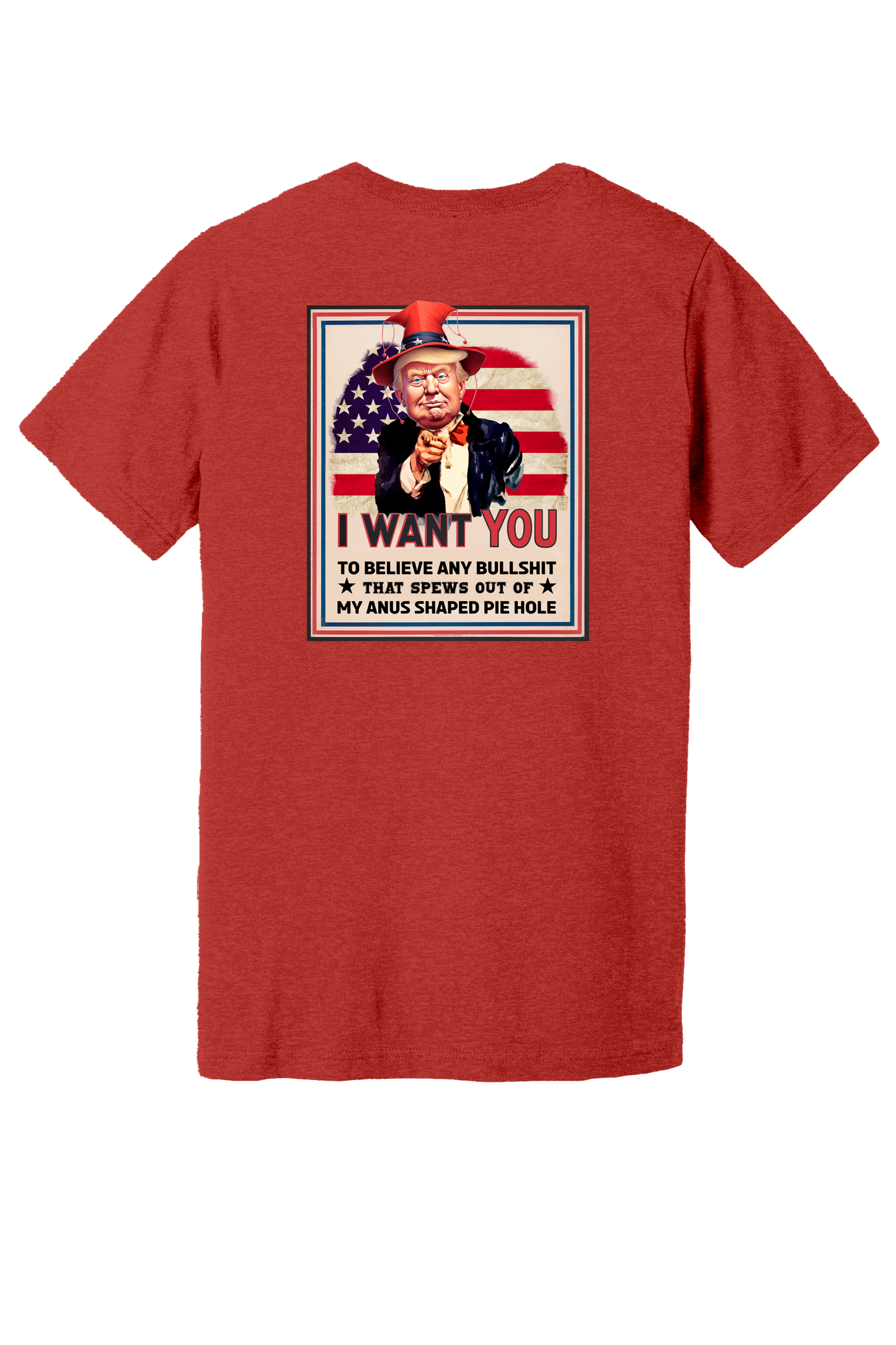 3001CVC-PV Adult Tee Shirt Trump Uncle Sam