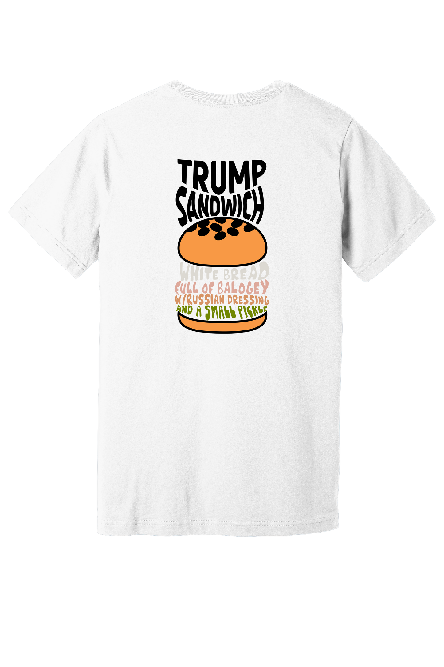 3001CVC-PV Adult Tee Shirt Trump Sandwich
