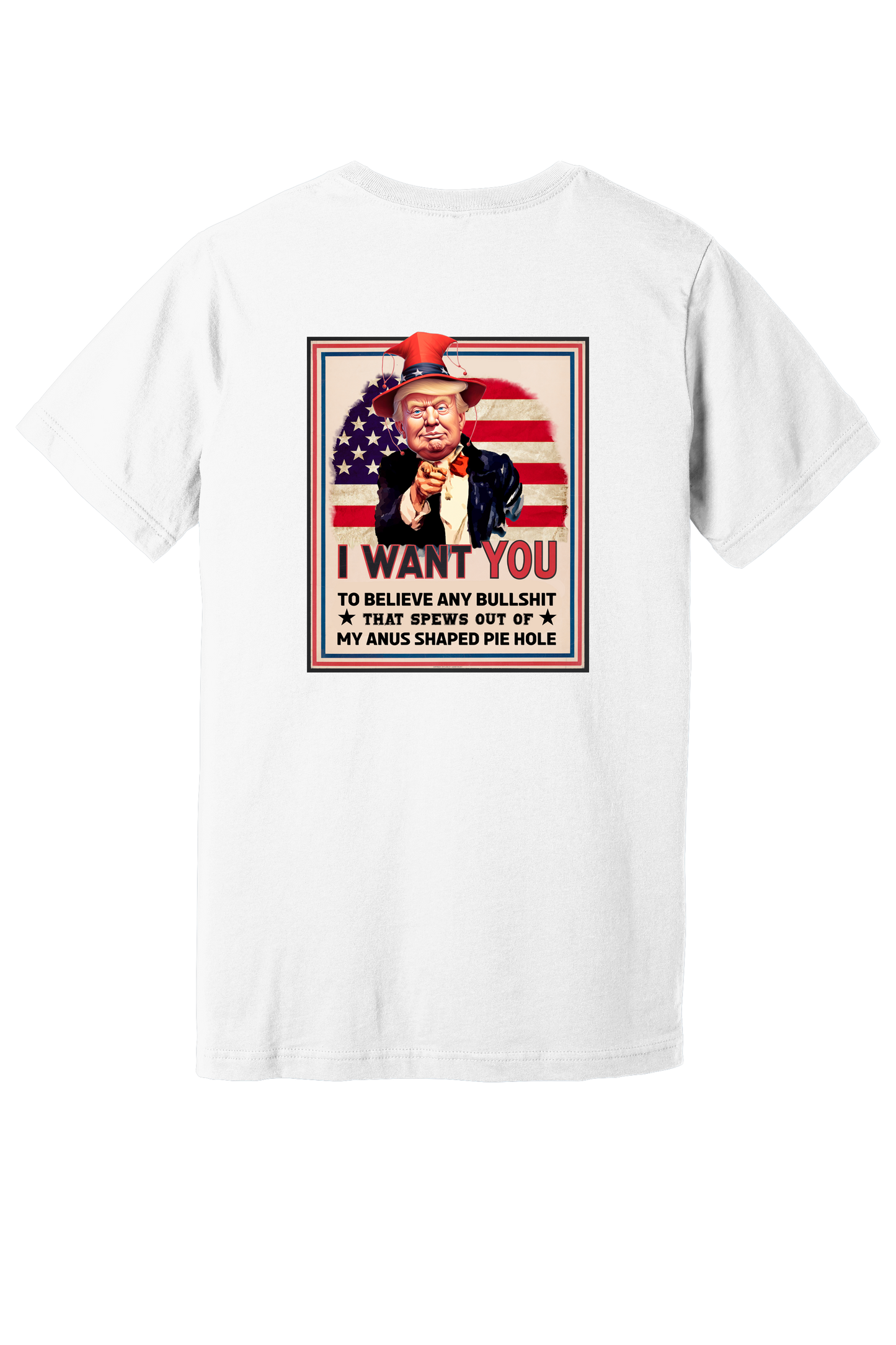 3001CVC-PV Adult Tee Shirt Trump Uncle Sam