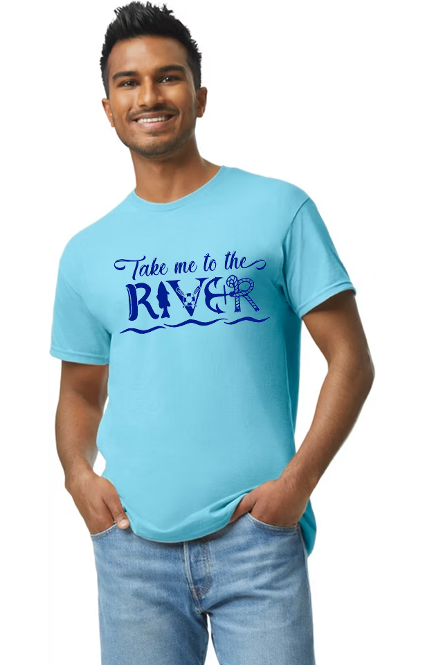 3001CVC-V Adult Tee Shirt Take Me To The River