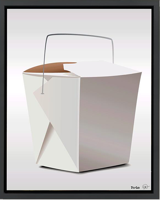 Art Print- "To Go" On Canvas (Technical Drawing)