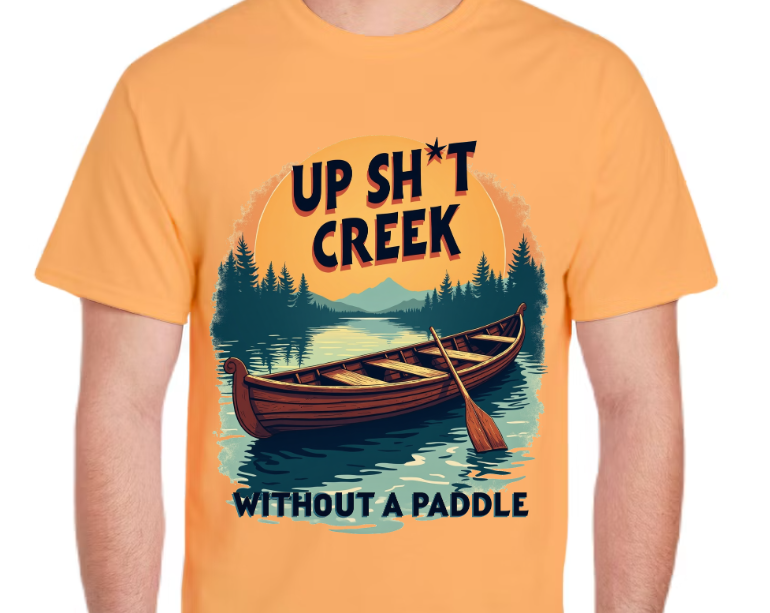T-Shirt-Up Shit Creek 02-Unisex