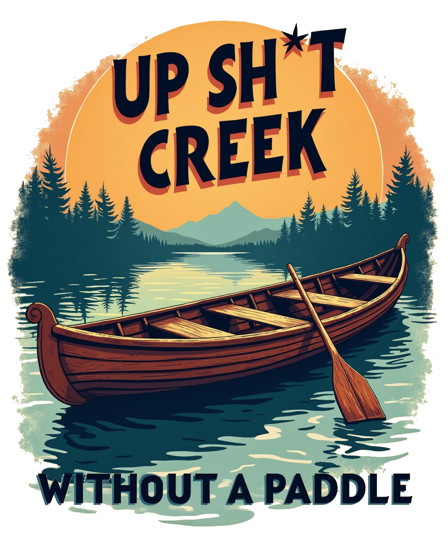 T-Shirt-Up Shit Creek 02-Unisex