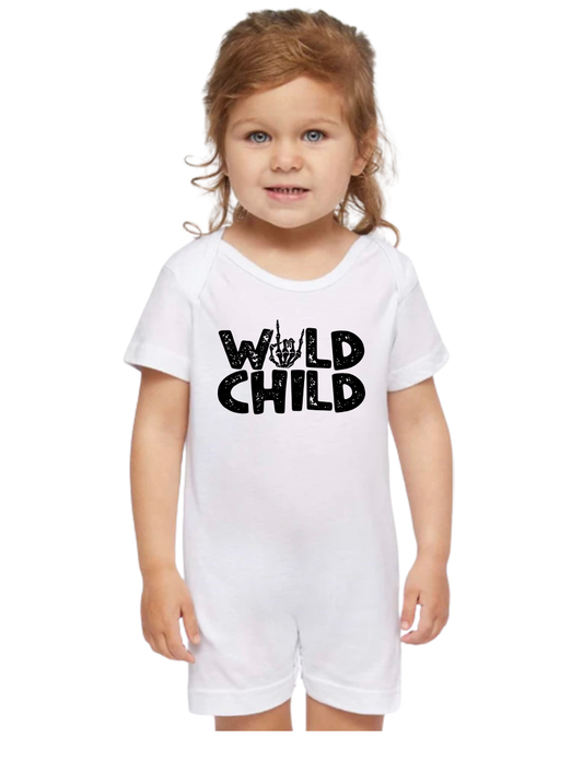 Infant RS4486-T-Shirt Romper Wild Child