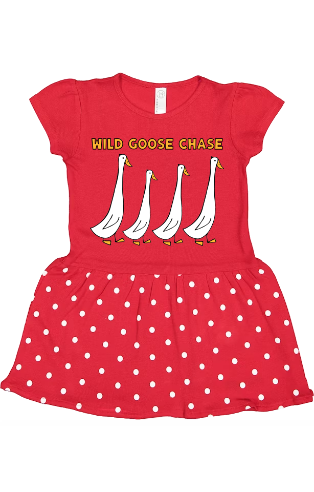 5323-Goosey Goosey Gander Toddler Baby Rib Dress