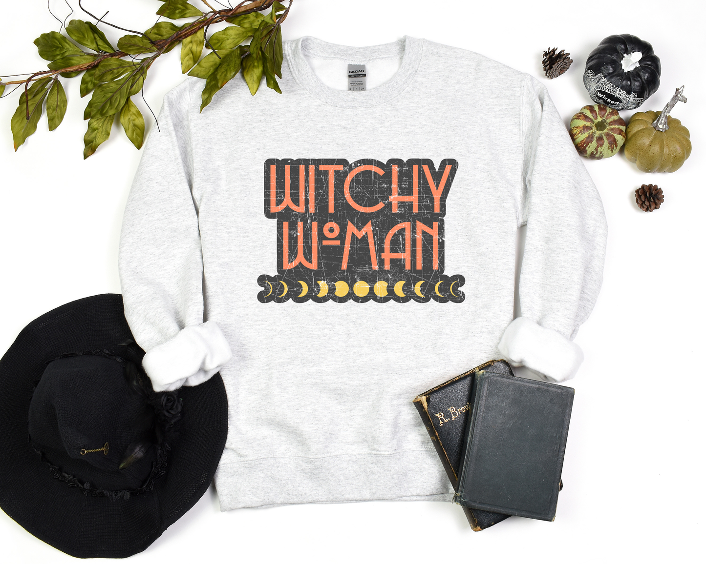 G180-PV Adult Sweatshirt Witchy Woman