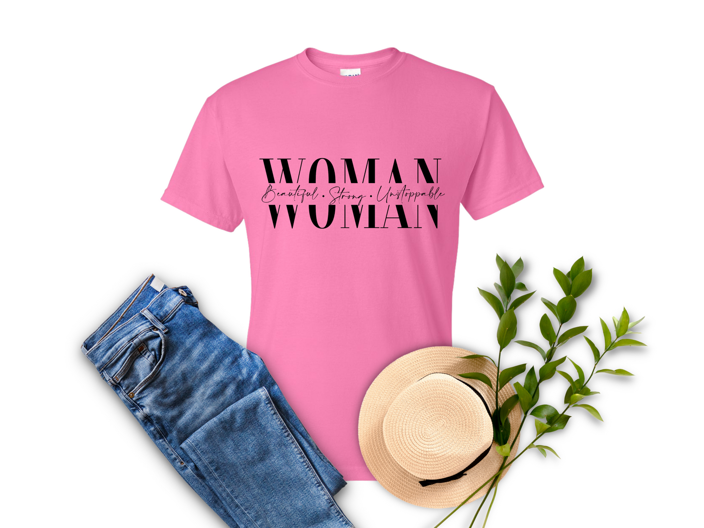 3001CVC-V Adult Tee Shirt Woman Split